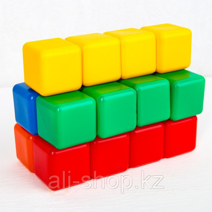 Набор цветных кубиков, "Смешарики", 20 штук, 4х4 см - фото 4 - id-p113476057