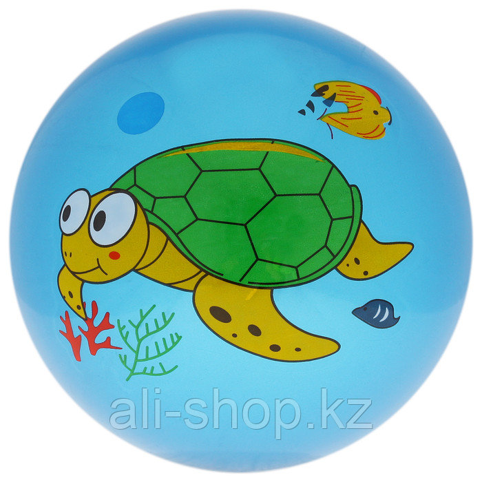 Мяч детский «Дельфинчики», d=25 см, 60 г, цвет синий - фото 3 - id-p113476914