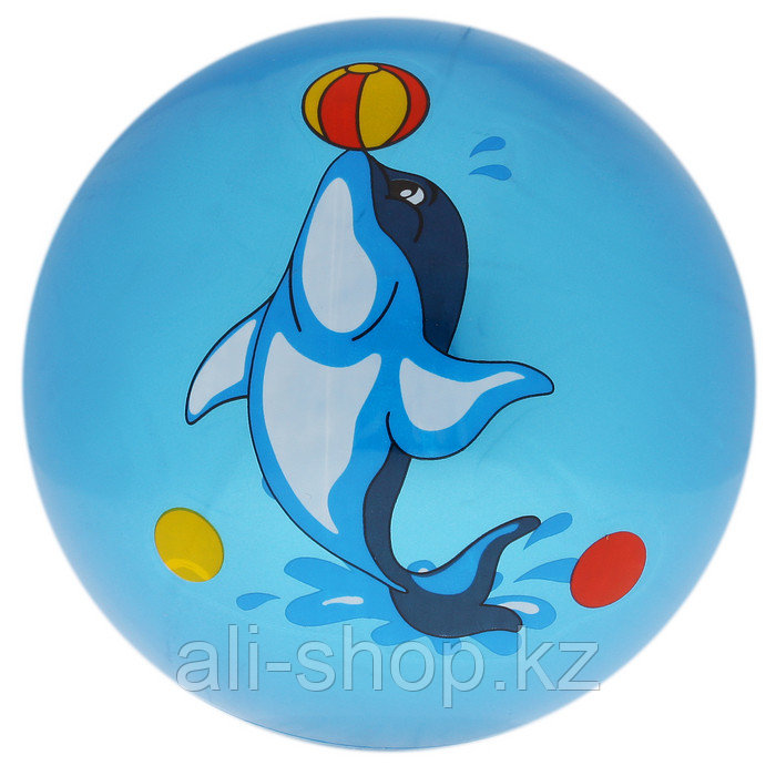 Мяч детский «Дельфинчики», d=25 см, 60 г, цвет синий - фото 6 - id-p113476914