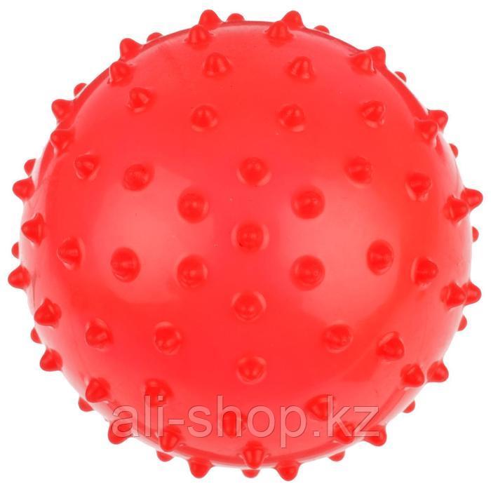 Мячик массажный, матовый пластизоль d=10 см, 22 г, цвета МИКС - фото 4 - id-p113475572