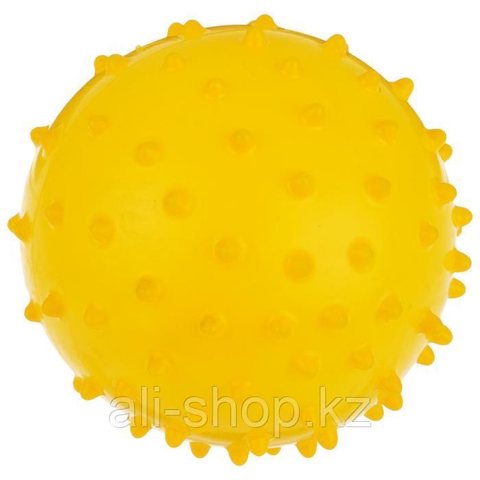 Мячик массажный, матовый пластизоль d=10 см, 22 г, цвета МИКС - фото 5 - id-p113475572