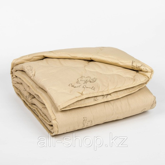 Одеяло всесезонное Адамас "Верблюжья шерсть", размер 140х205 ± 5 см, 300гр/м2, чехол п/э - фото 1 - id-p113475580