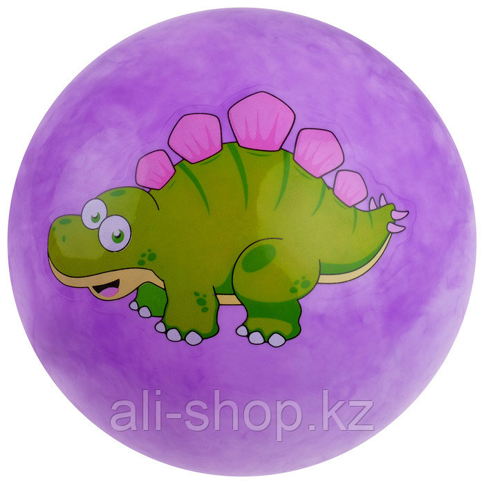 Мяч детский «Динозаврики», d=25 см, 60 г, цвет фиолетовый - фото 4 - id-p113476962