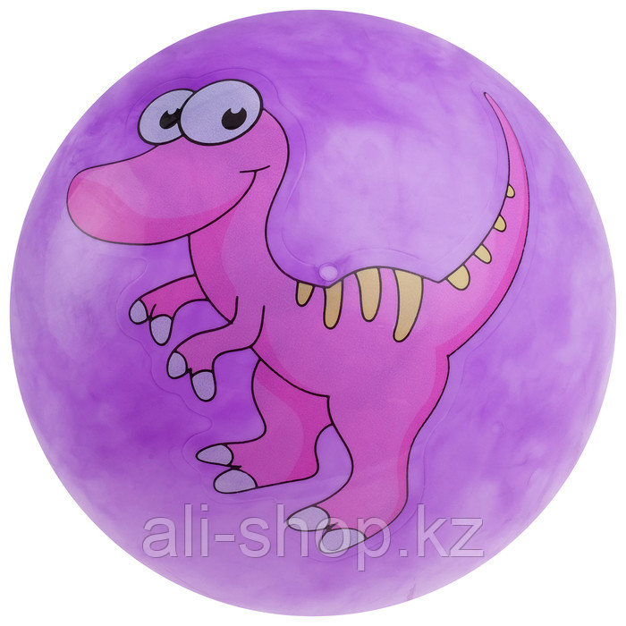 Мяч детский «Динозаврики», d=25 см, 60 г, цвет фиолетовый - фото 6 - id-p113476962