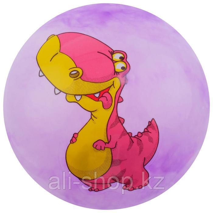 Мяч детский «Динозаврики», d=25 см, 60 г, цвет фиолетовый - фото 7 - id-p113476962