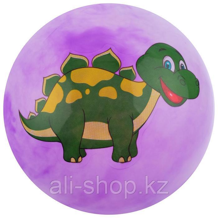 Мяч детский «Динозаврики», d=25 см, 60 г, цвет фиолетовый - фото 8 - id-p113476962