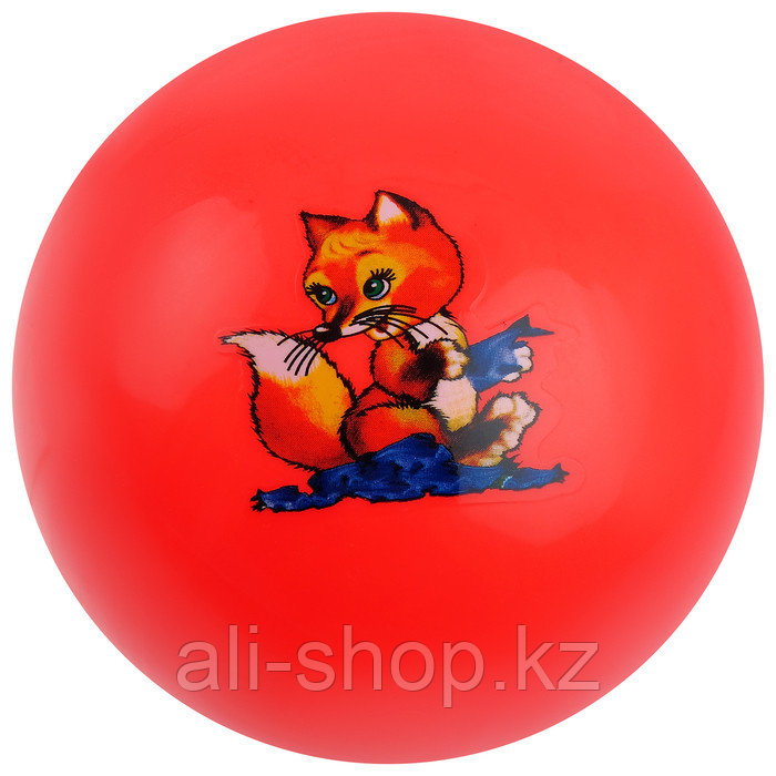Мяч детский «Животные», d=25 см, 75 г, PVC, цвета МИКС - фото 1 - id-p113476981