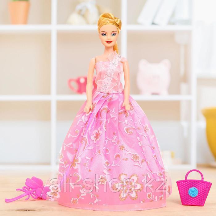 Кукла-модель «Яна» в платье с аксессуарами, МИКС - фото 1 - id-p113476211