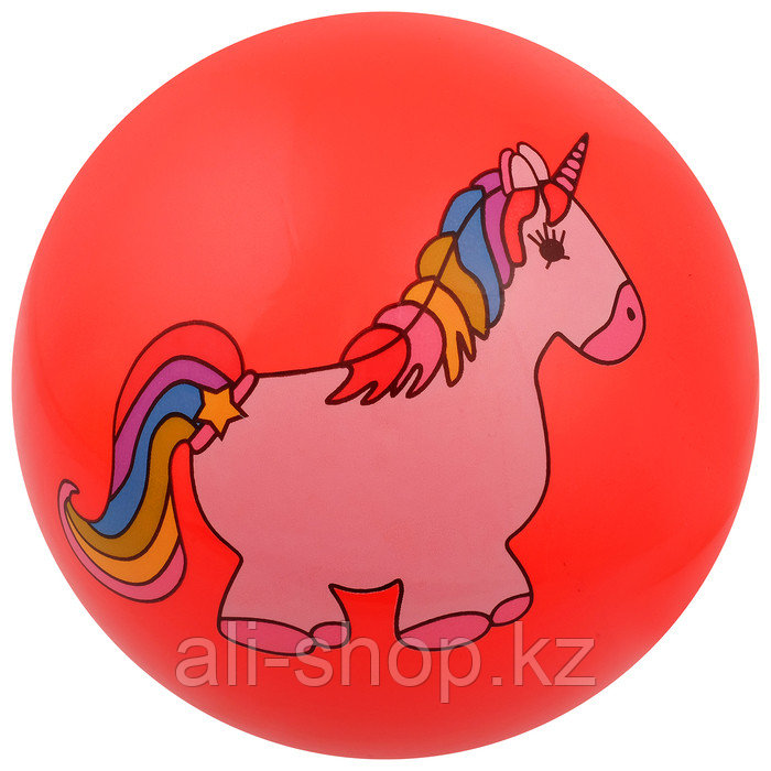 Мяч детский «Пони и Единороги», d=22 см, 60 г, цвета МИКС - фото 3 - id-p113477026