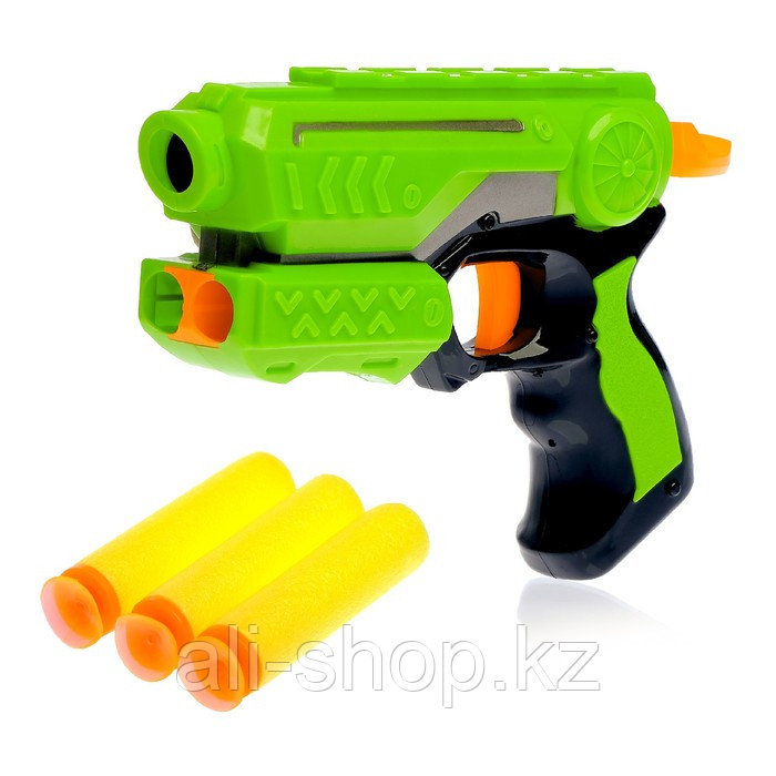 Пистолет «Меткий стрелок», стреляет мягкими пулями, цвета МИКС - фото 1 - id-p113476250