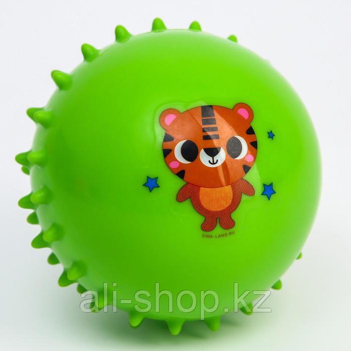 Развивающий массажный мячик «Тигра», мягкий, цвет МИКС, d=8 см - фото 5 - id-p113477911