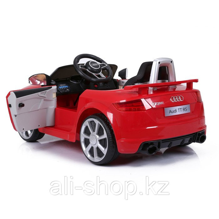 Электромобиль AUDI TT RS, цвет красный, EVA колеса, кожаное сидение - фото 5 - id-p113476436