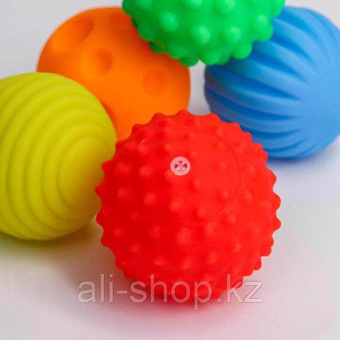 Подарочный набор развивающих, массажных мячиков «Ракета» 5 шт. - фото 3 - id-p113477342