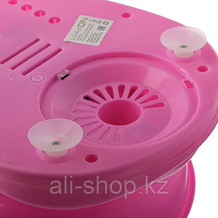 Прибор для сладкой ваты LuazON LCC-01, 500 Вт, розовый - фото 4 - id-p113478775