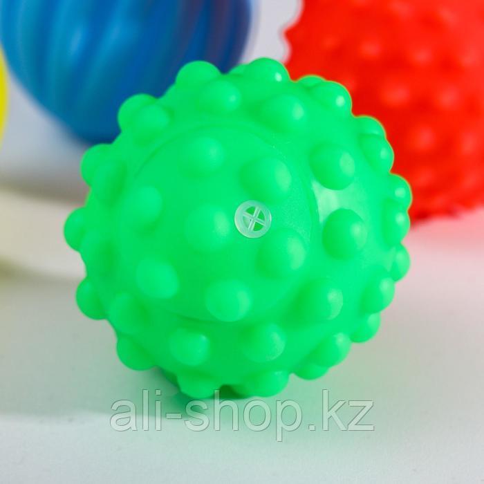 Подарочный набор развивающих, массажных мячиков «Паравозик», 5 шт - фото 3 - id-p113476516