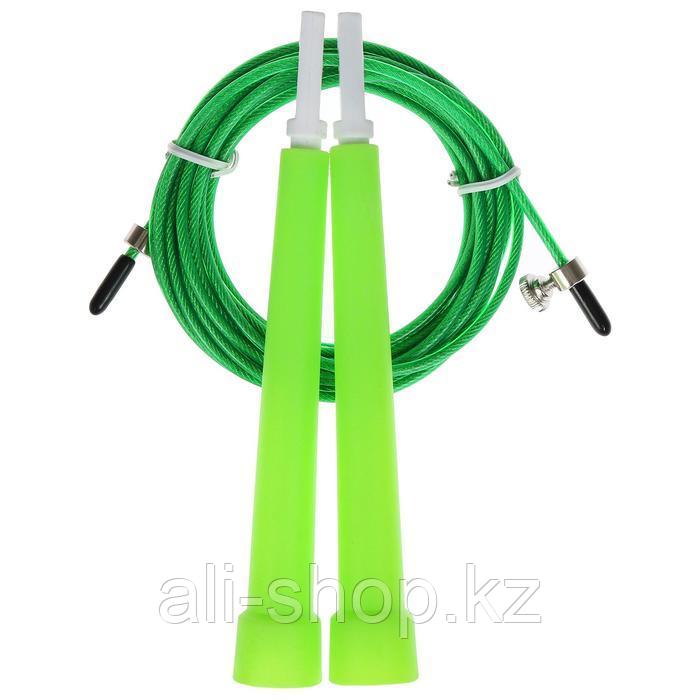 Набор для фитнеса (эспандер ленточный+скакалка скоростная), цвет зеленый - фото 3 - id-p113477454
