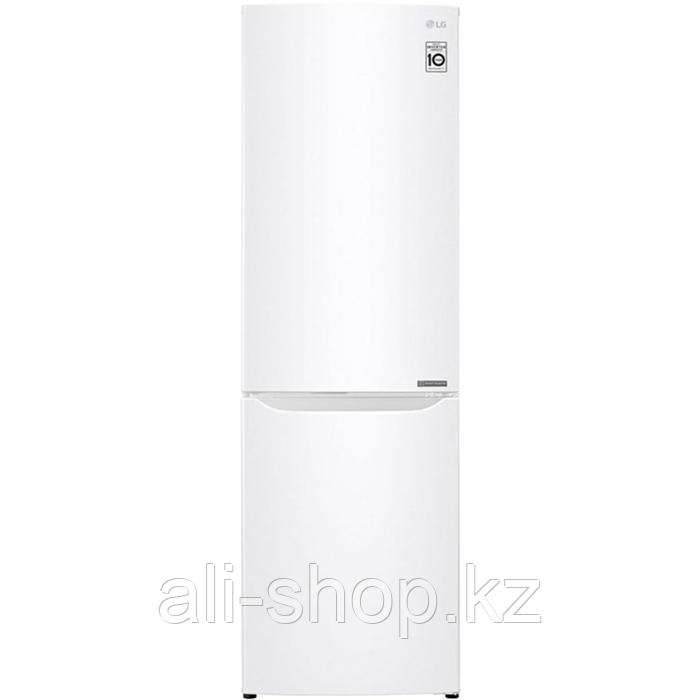 Холодильник LG GA-B419SWJL, двухкамерный, класс А+, 354 л, Total No Frost, инвертор, белый - фото 1 - id-p113478858