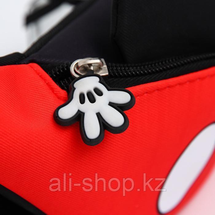 Сумка поясная текстильная "Mickey Mouse" Микки Маус - фото 3 - id-p113476562