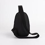 Сумка-рюкзак «Ван Гог», 15х10х26 см, отд на молнии, н/карман, регул ремень, чёрный, фото 3