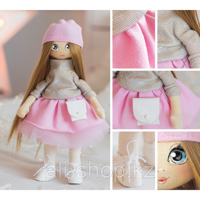Интерьерная кукла «Долли», набор для шитья, 18.9 × 22.5 × 2.5 см - фото 1 - id-p113476577