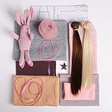 Интерьерные куклы «Подружки Вики и Ники- на праздник» набор для шитья,15,6 × 22.4 × 5.2 см, фото 3