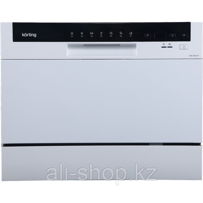 Посудомоечная машина Körting KDF 2050 W, класс А+, 6 комплектов, 7 программ, 55 см, белая - фото 1 - id-p113478924