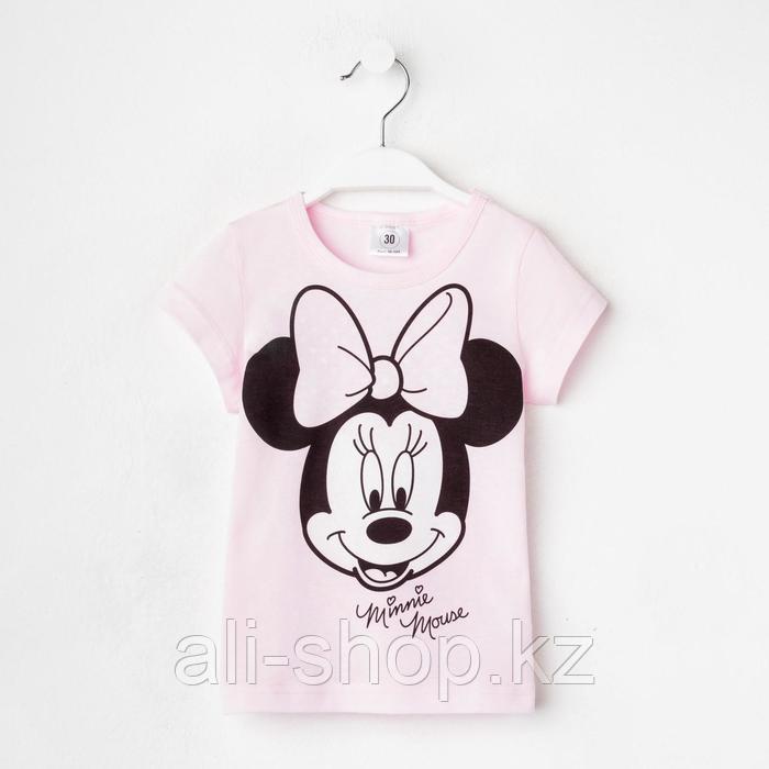 Футболка детская Disney "Minnie Mouse", рост 110-116 (32), розовый МИКС - фото 4 - id-p113476663
