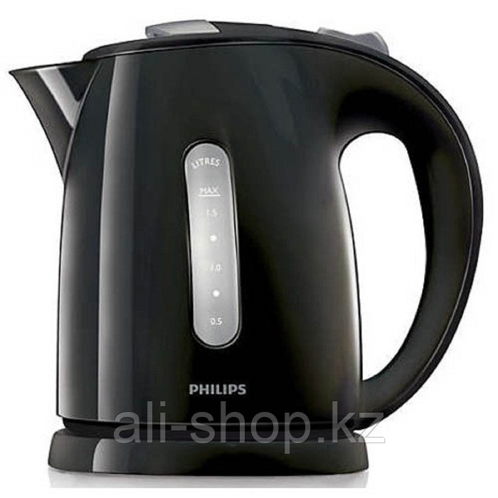 Чайник электрический Philips HD4646/20, пластик, 1.5 л, 2400 Вт, черный - фото 1 - id-p113479803