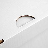 Коробка для хранения, белая, 40 х 34 х 30 см, фото 2