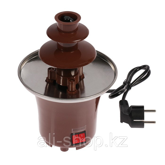Шоколадный фонтан LuazON LFF-01, загрузка 0.7 кг, коричневый - фото 1 - id-p113479055