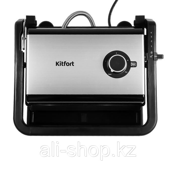 Гриль электрический Kitfort KT-1637, 1200 Вт, антипригарное покрытие, 27х18 см - фото 3 - id-p113479060