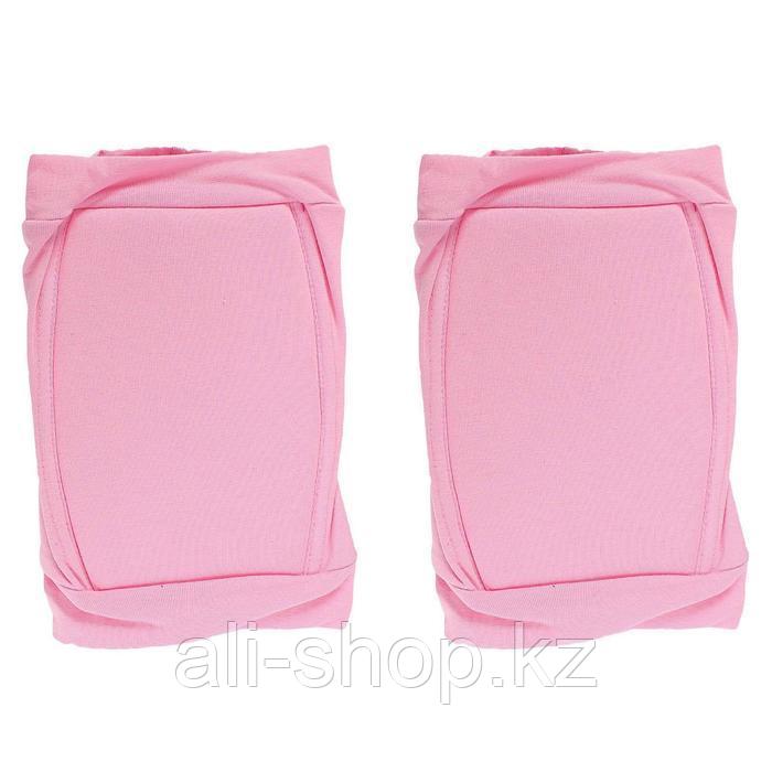 Наколенники для гимнастики и танцев с уплотнителем, размер S(7-10 лет), цвет розовый - фото 2 - id-p113477736