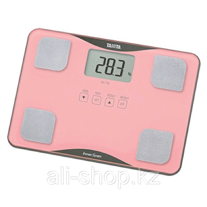 Весы напольные Tanita BC-718, диагностические, до 150 кг, 4xAAА, стекло, сенсор, розовые - фото 1 - id-p113478471