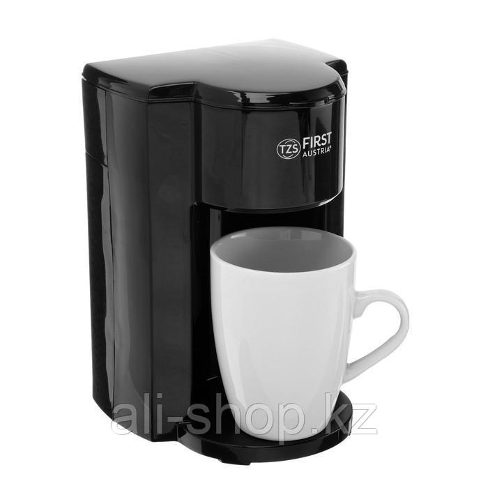 Кофеварка FIRST FA-5453-3, капельная, 350 Вт, 0.15 л, 1 чашка, чёрная - фото 1 - id-p113479918