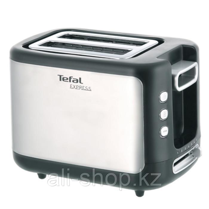 Тостер Tefal TT365031, 850 Вт, 7 режимов прожарки, 2 тоста, серебристо-чёрный - фото 1 - id-p113479938