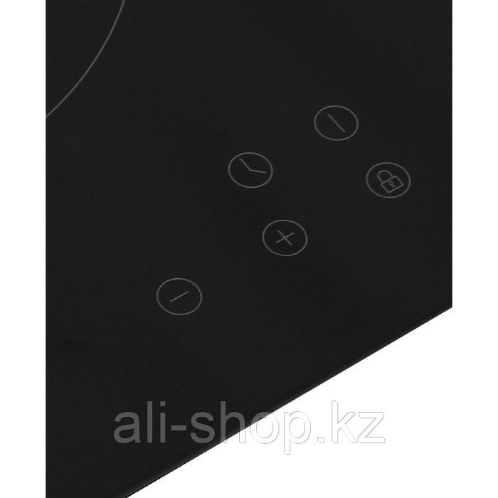 Варочная поверхность Lex EVI 320 BL, индукционная, 2 конфорки, сенсор, черная - фото 2 - id-p113479174