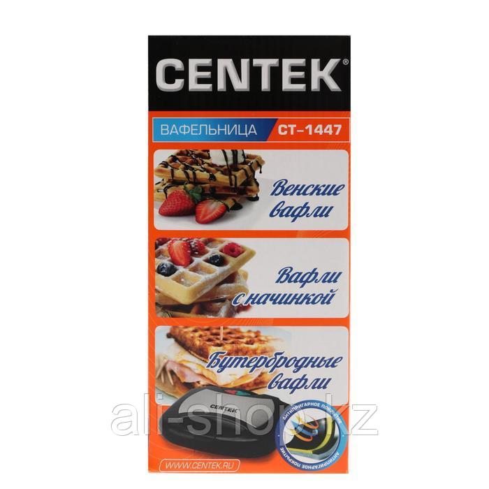 Вафельница электрическая Centek CT-1447, 800 Вт, венские вафли, черная - фото 4 - id-p113479288