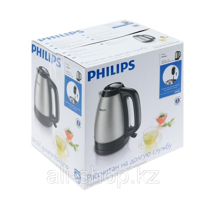 Чайник электрический Philips HD9305/21, металл, 1.5 л, 2200 Вт, серебристый - фото 7 - id-p113480140