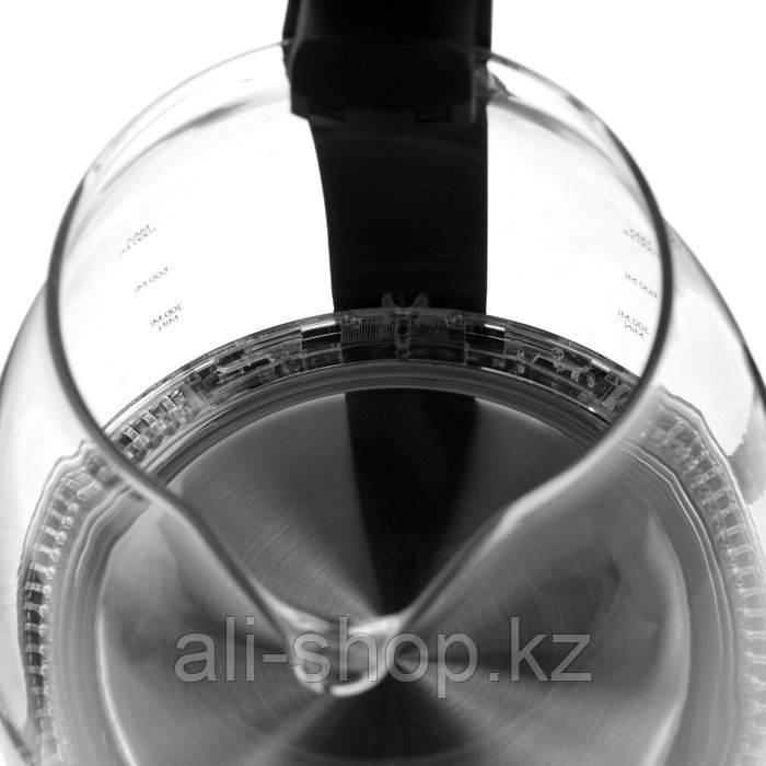 Чайник электрический ENERGY E-296, стекло, 1 л, 1100 Вт, чёрный - фото 3 - id-p113479354