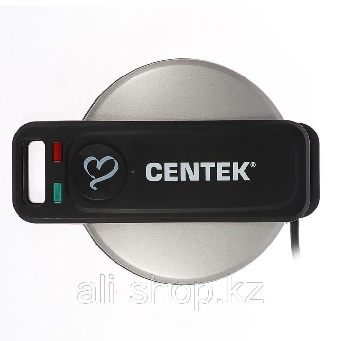 Вафельница электрическая Centek CT-1449, 1000 Вт, венские вафли, серебристая - фото 4 - id-p113479361