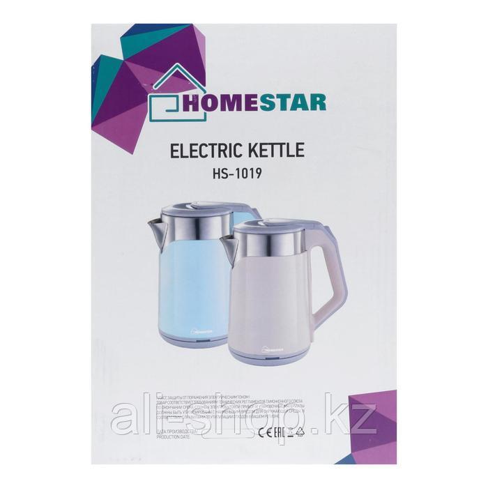 Чайник электрический HOMESTAR HS-1019, пластик, колба металл, 1.8 л, 1500 Вт, розовый - фото 8 - id-p113479376