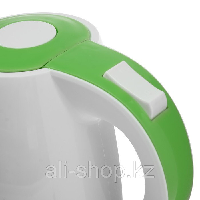 Чайник электрический Sakura SA-2342GR, пластик, 1 л, 1350-1600 Вт, бело-зелёный - фото 3 - id-p113479441