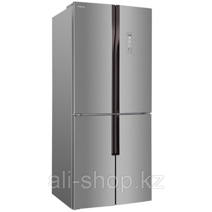 Холодильник Hansa FY418.3DFXC, Side-by-Side, класс А+, 440 л, Full No Frost, серебристый - фото 1 - id-p113481081