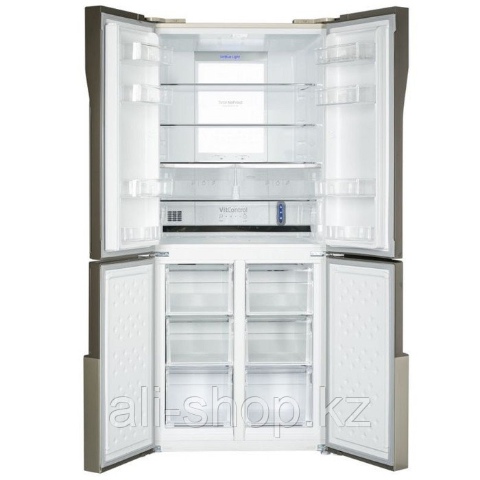 Холодильник Hansa FY418.3DFXC, Side-by-Side, класс А+, 440 л, Full No Frost, серебристый - фото 2 - id-p113481081