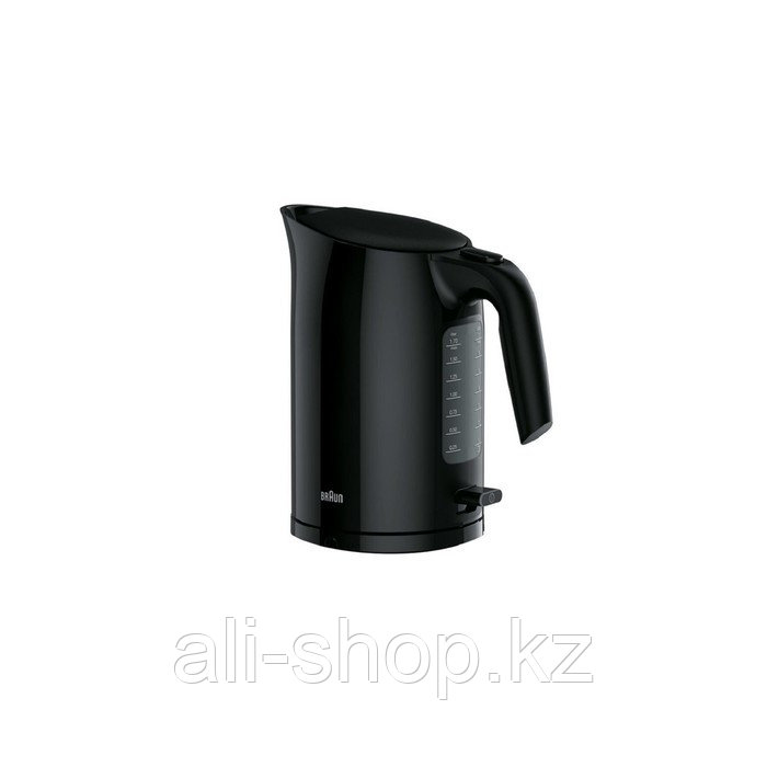 Чайник Braun WK 3100 BK, пластик, 1.7 л, 2200 Вт, чёрный - фото 1 - id-p113481177