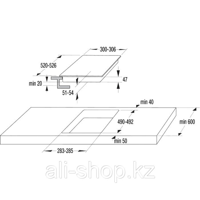 Варочная поверхность Gorenje ECT322ORAB, электрическая, 2 конфорки Hi-Light, чёрная - фото 5 - id-p113481183