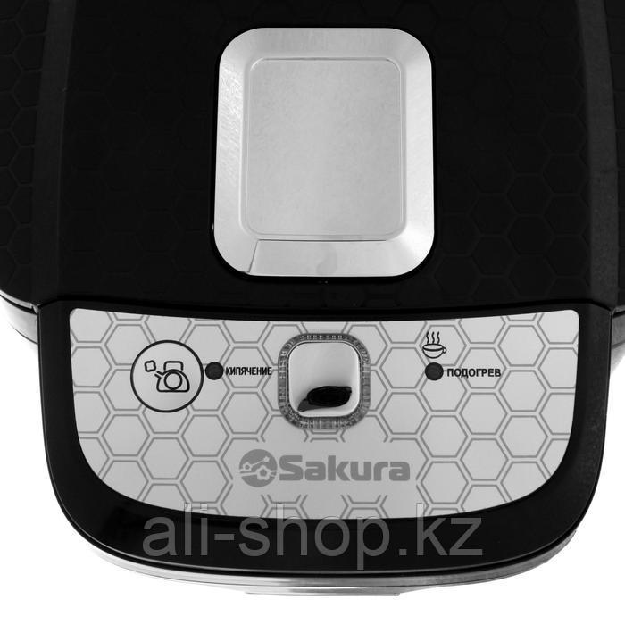 Термопот Sakura SA-1346BS, 6 л, 750 Вт, 2 способа подачи воды, чёрный - фото 3 - id-p113479511