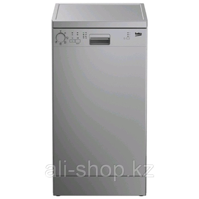 Посудомоечная машина Beko DFS 05W 13S, класс А, 10 комплектов, 5 программ, серебристая - фото 1 - id-p113481248