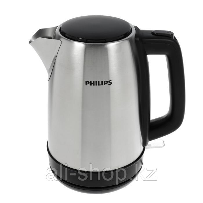 Чайник электрический PHILIPS HD 9350/91, металл, 1.7 л, 2200 Вт, серебристый - фото 1 - id-p113482014