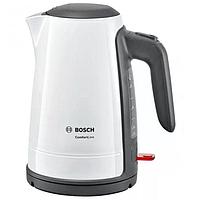 Чайник электрический Bosch TWK6A011, пластик, 1.7 л, 2400 Вт, белый